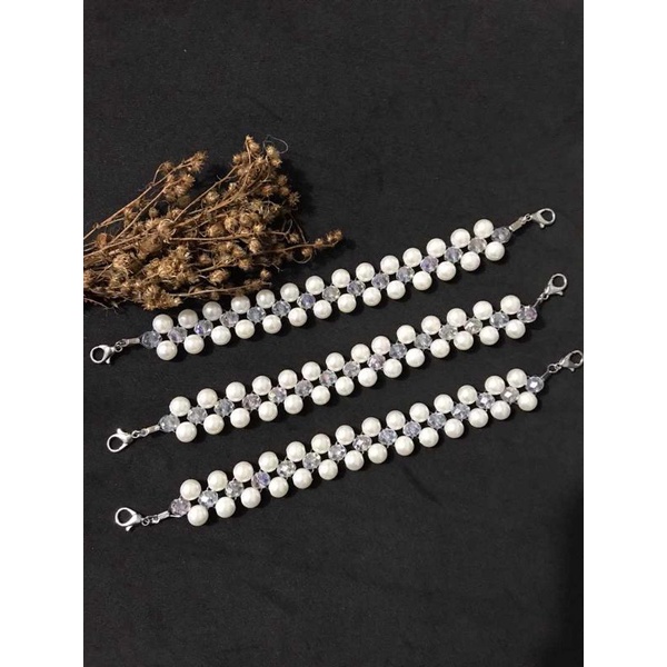 konektor mutiara kristal/pengait masker