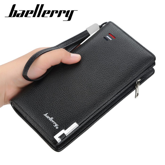 Dompet Lipat Panjang Tebal Kulit New Wallet Baellerry S1061