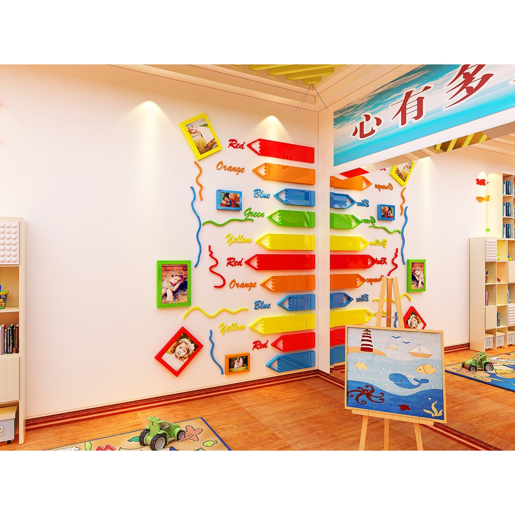 Stiker Dinding Dengan Bahan Mudah Dilepas Dan Gambar Kartun Crayon Stiker Dinding Dengan Bahan Mudah Dilepas Dan Gambar Kartun Crayon