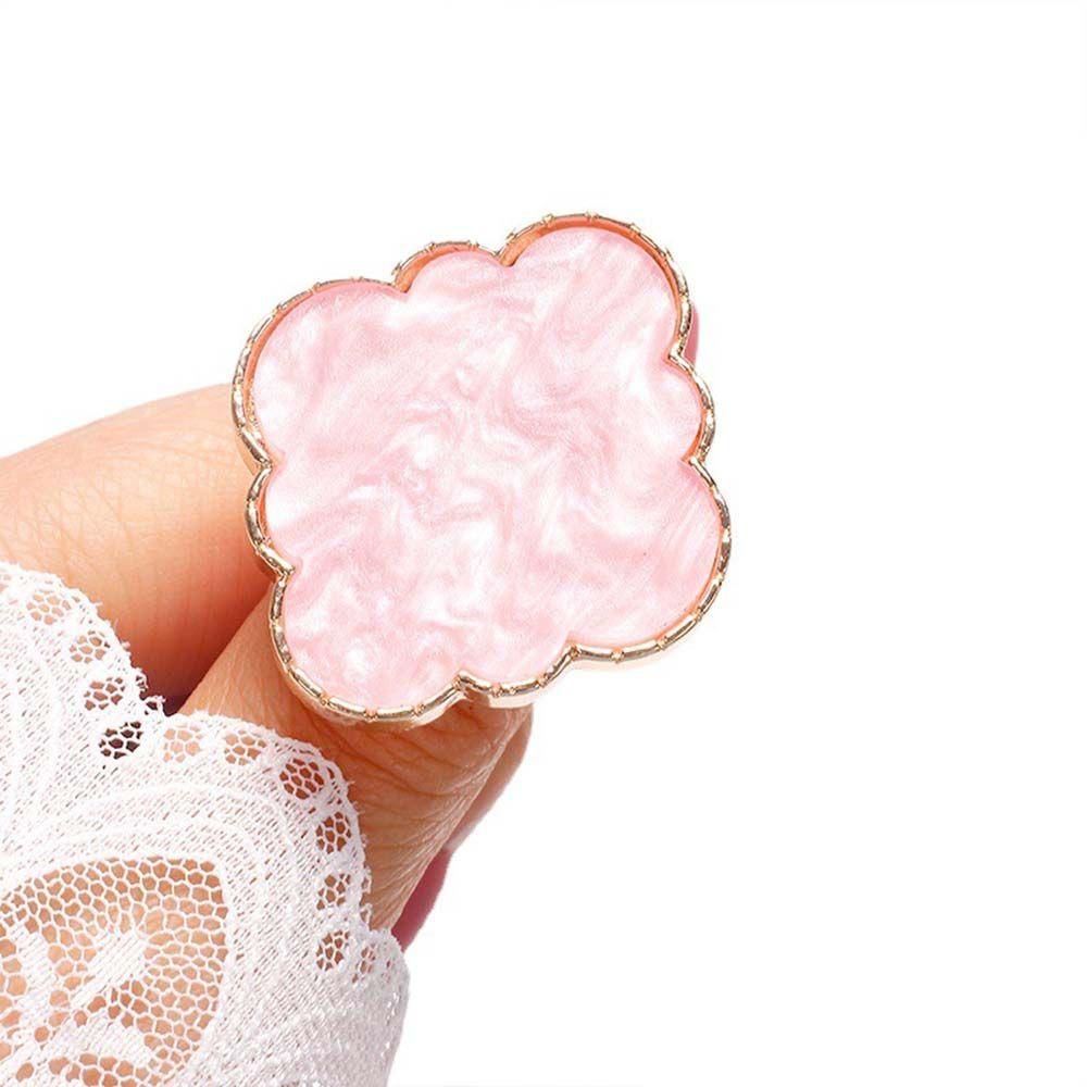 Agustinina Cincin Palet Kuku Fashion Daun Awan Cat Toner Piring Beruang Bentuk Mickey Gel Polish Plate