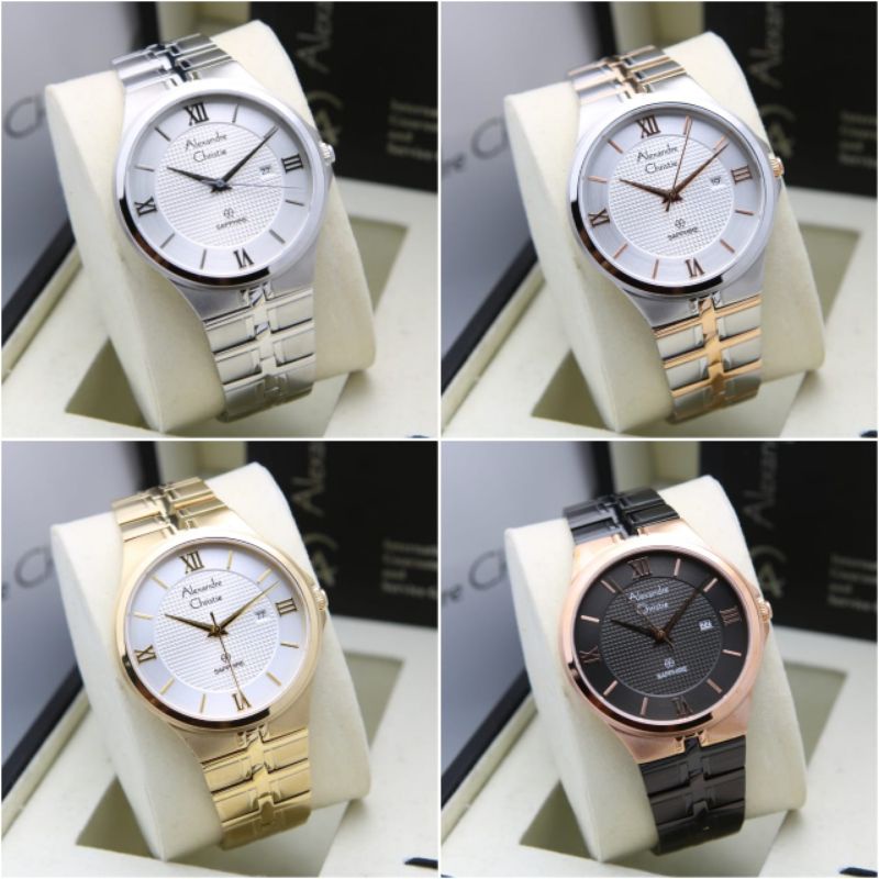 JAM TANGAN PRIA ALEXANDRE CHRISTIE PRIA AC 8541 / AC8541 SHAPPIRE ORIGINAL GARANSI RESMI 1