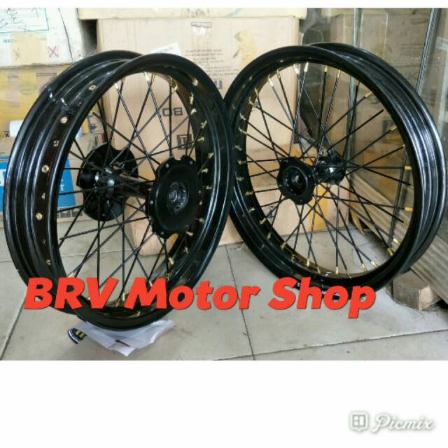 Velg Ninja 250- Paketan Velg Ninja 250 Karbu Dan Injeksi 250  Velg Ring 17-19