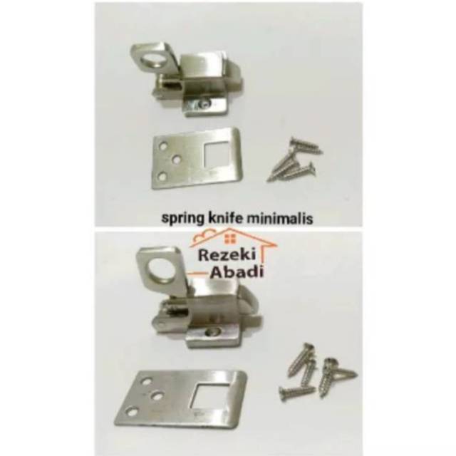 SK BNZ / Spring Knife Minimalis BNZ / Slot Jendela / Grendel Jendela