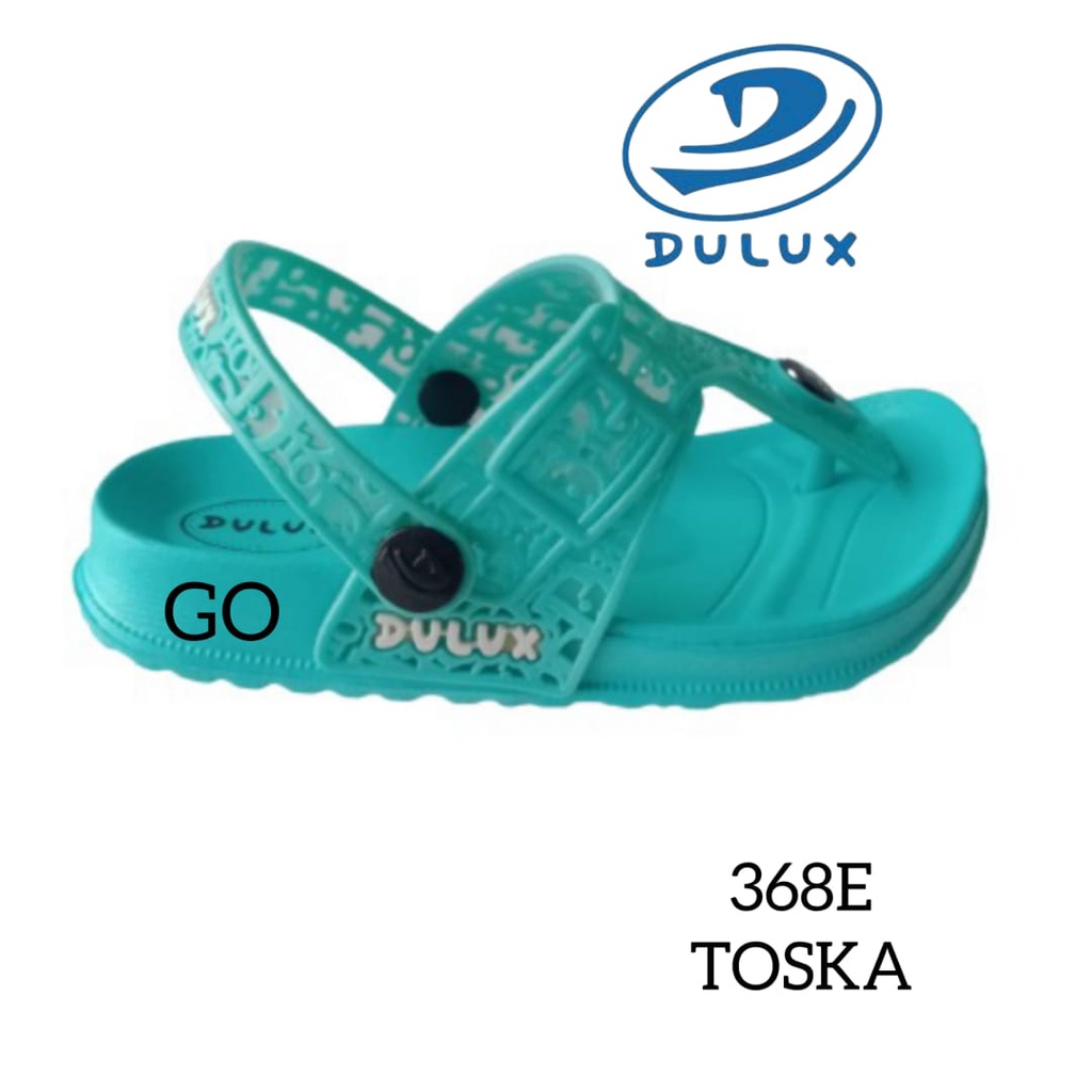 sogo DULUX 368E Sandal Jepit Anak Perempuan Model Batik Kaca Sandal Anak Lucu Tali Belakang