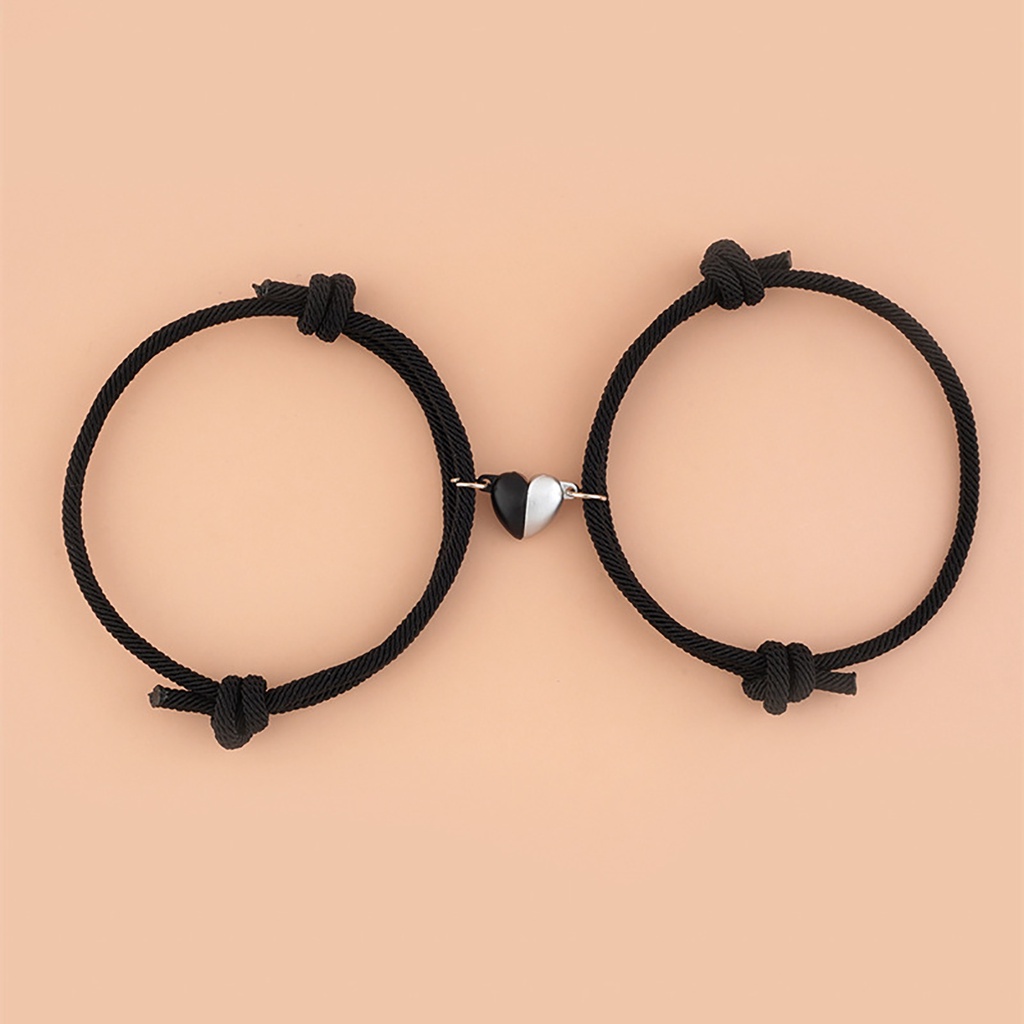 Hu Hu Hu Hu Hu Alat Bantu Pasang Kacamata♡ 2pcs Gelang Rantai Magnetik Bahan Alloy Untuk Pasangan