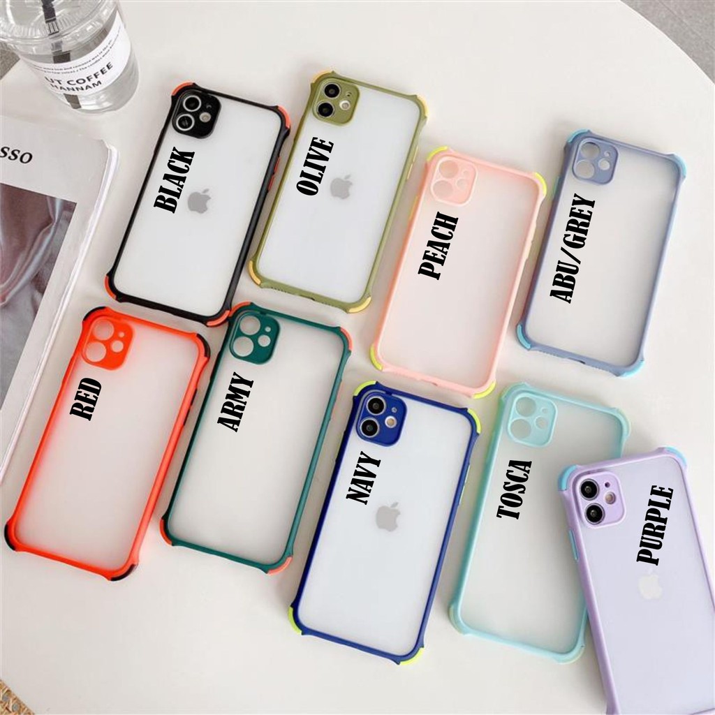 [AC] Case Vivo Y91 Y51 Y95 Y19 Y17 Y15 Y12 S1 Pro Y30 Y20 Y12S My Choice Antishock Hybrid-3