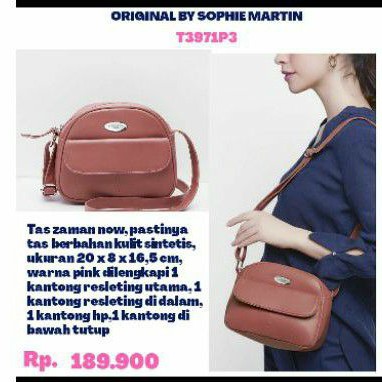 TAS DELION SOPHIE MARTIN PARIS PROMO TAS SELEMPANG WANITA