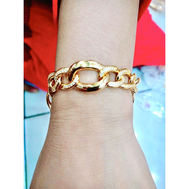 Gelang tangan wanita lapis emas