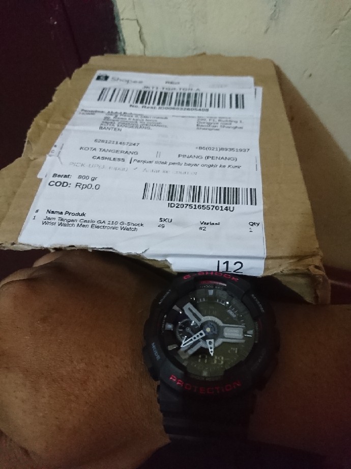 berat jam g shock