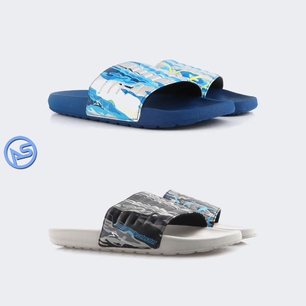 Sandal Specs MK Slide Sandals - Jewel Blue & Black Ash Original | Specs Mark Klok