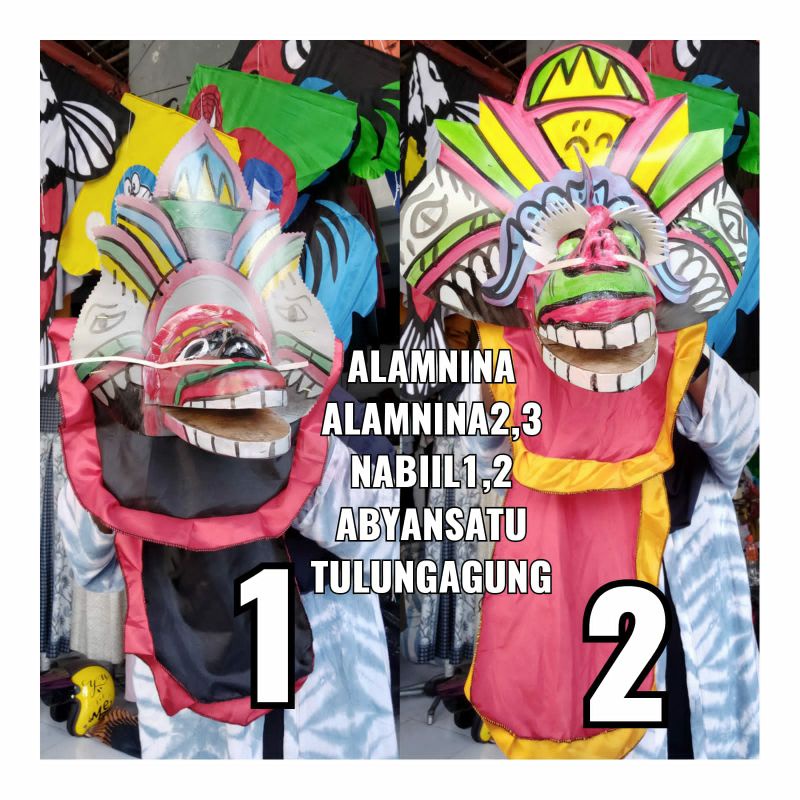 barongan spon anak anak