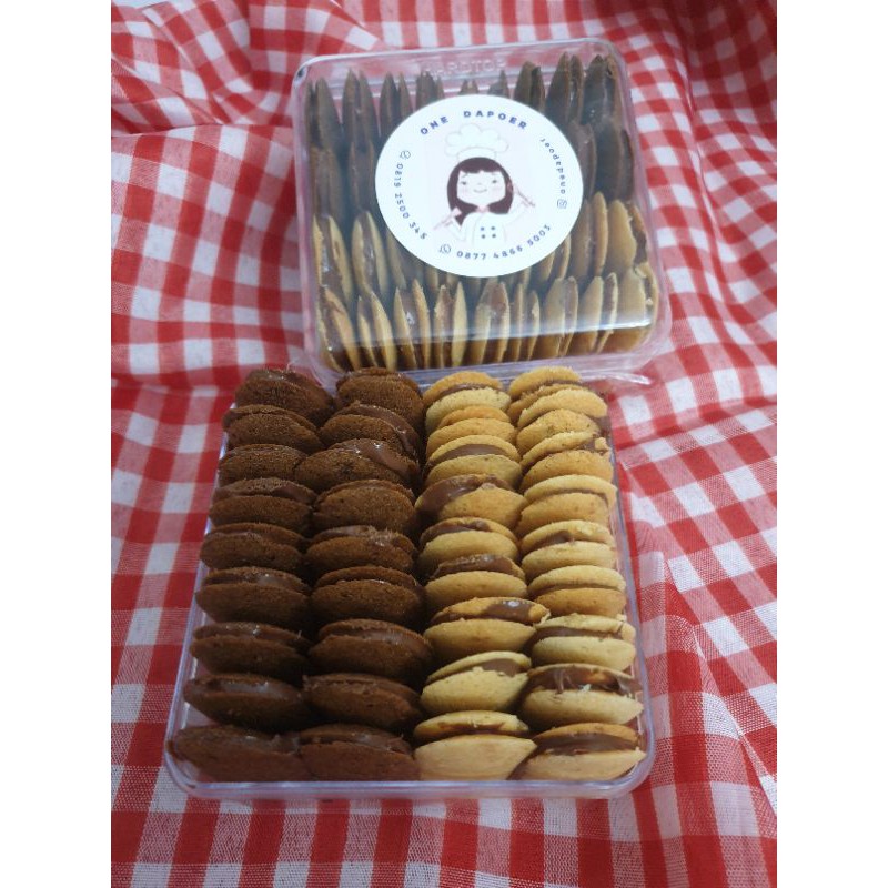 

Lidah Kucing Mix Vanilla & Kopi Nutella 300gr