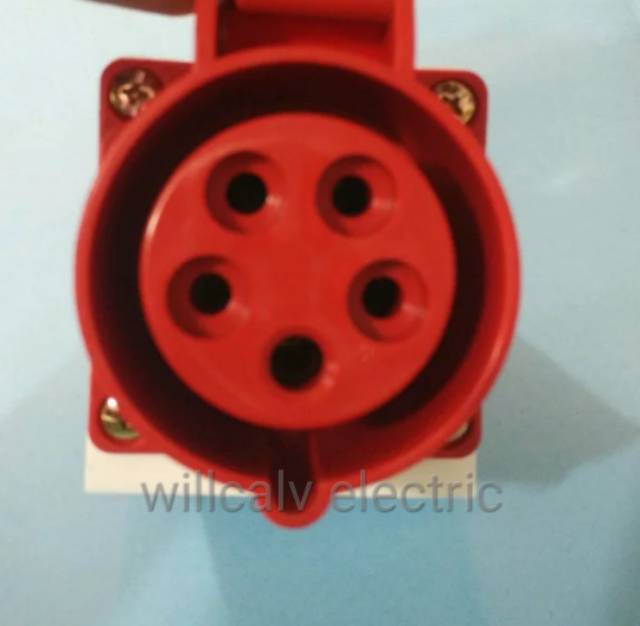 STOP KONTAK INDUSTRIAL MOUNTING PLUG DAN SOCKET 5 PIN 16A FORT