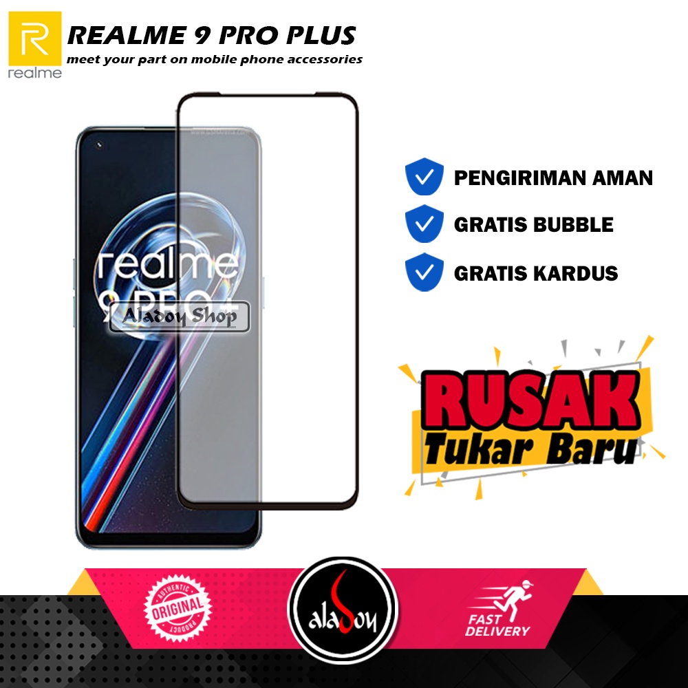 Tempered Glass Realme 9 Pro Plus Anti Gores Layar Screen Protector