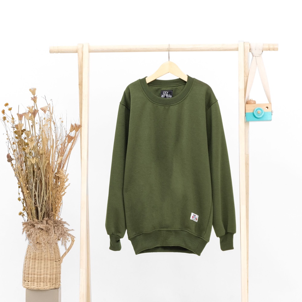 Crewneck Anak Basic Polos by Arhighreskids