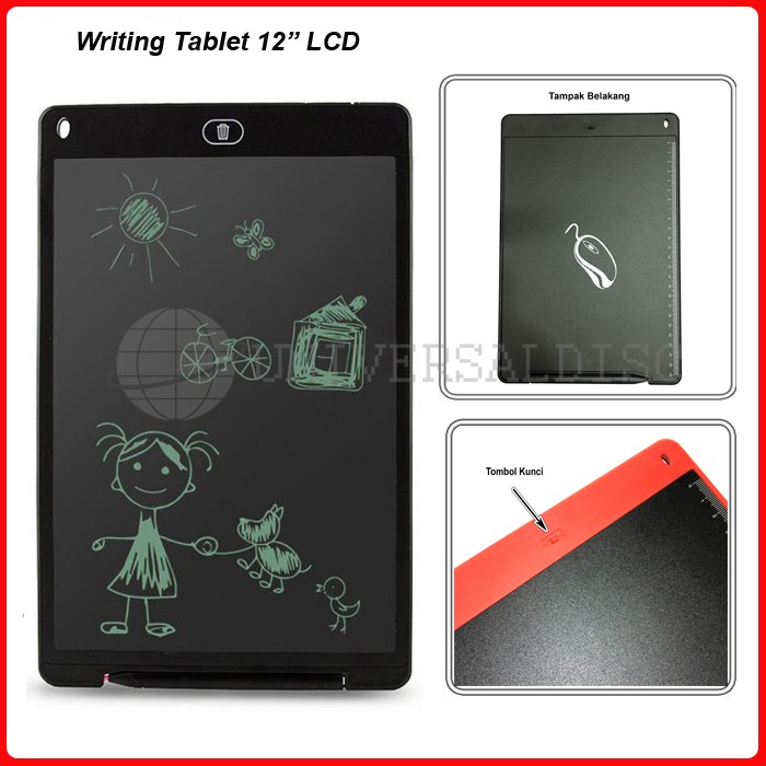

Tinta Pilot - Label Cetak Harga - Pita Label Printer Casio Writing Tablet Digital Lcd 12 Inch Papan