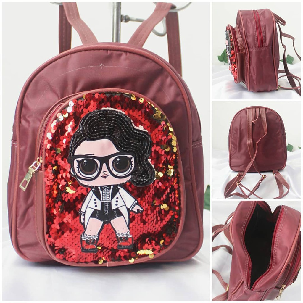 Tas Ransel Anak Usap Tas Anak Lucu Karakter Lol Termurah Bahan Parasut Tas Fashion Anak