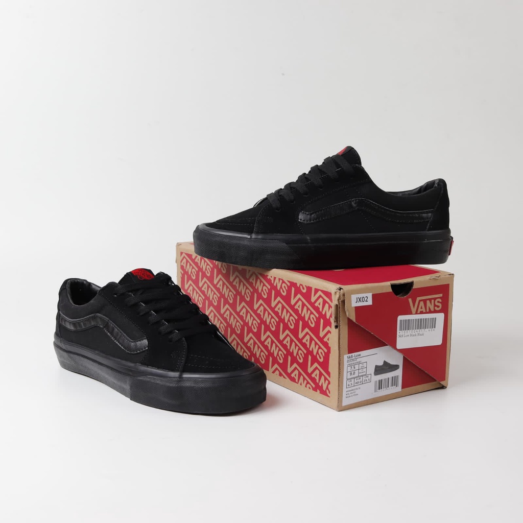 Sepatu Vans Old Skool Full Black Original