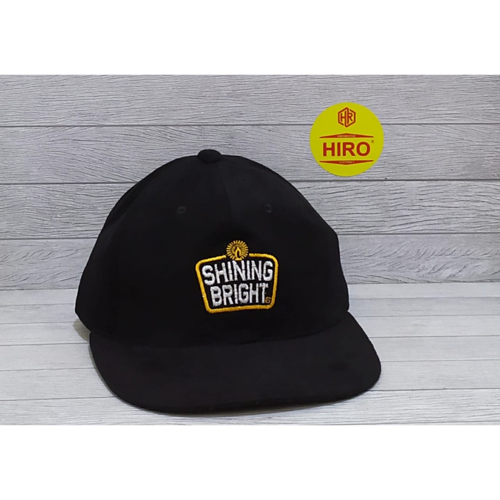 [COD]Topi Distro Pria/Topi Snapback Bordir SHINING New ModelTopi Hiro Terlaris