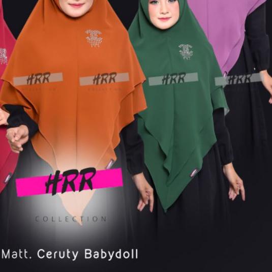 ➾ TERBARU KHIMAR 2 LAYER BERSWAROSKY CHANEL HIJAB KHIMAR JUMBO CERUTY BABYDOLL PREMIUM ➶