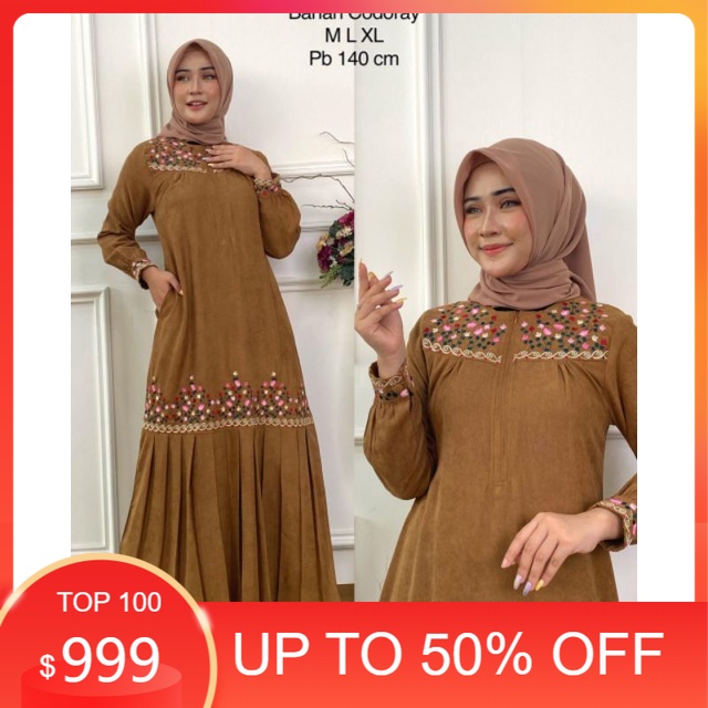 gamis baby codoray bordir/ busui friendly /gamis terbaru /gamis terlaris/gamis terbaru/gamis polos c