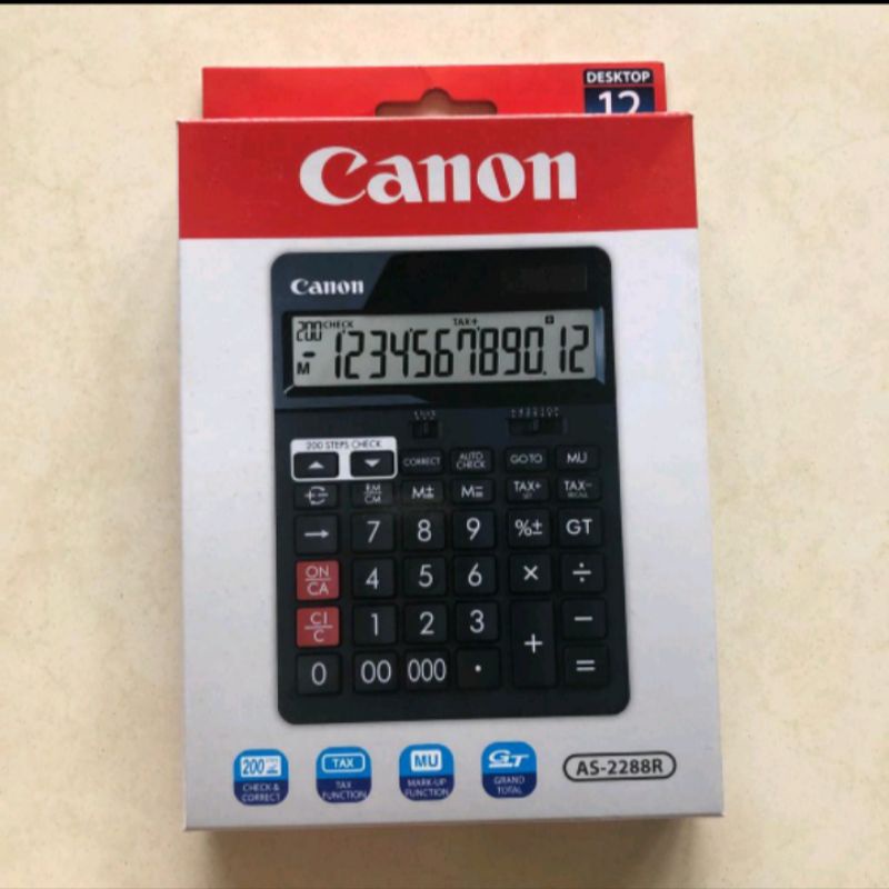 

Kalkulator CANON AS 2288R Calculator 12 Digit Original