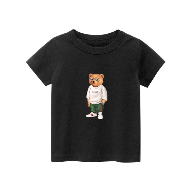 Kaos anak Stay Cool Bear kaos anak usia 1-8