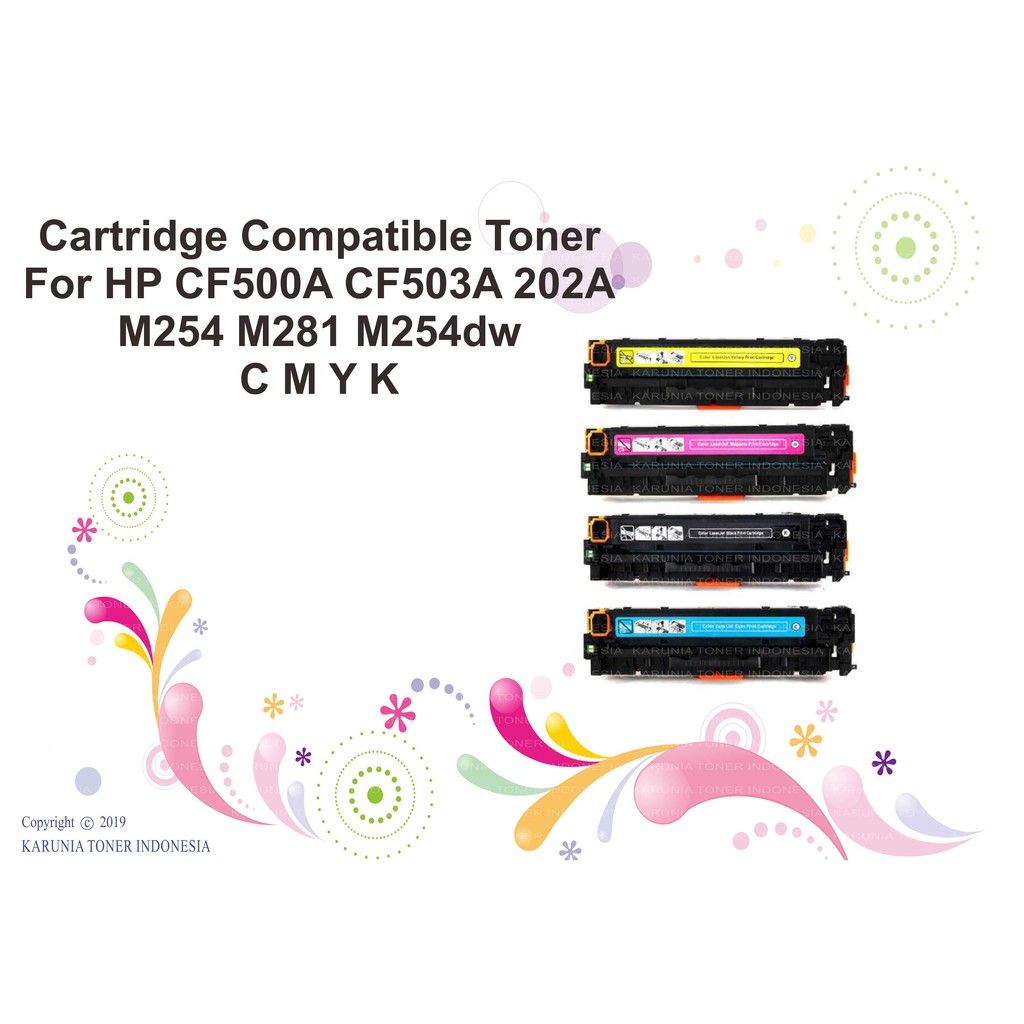 Cartridge Compatible Toner For HP CF500A CF503A 202A M254 M281 M254dw