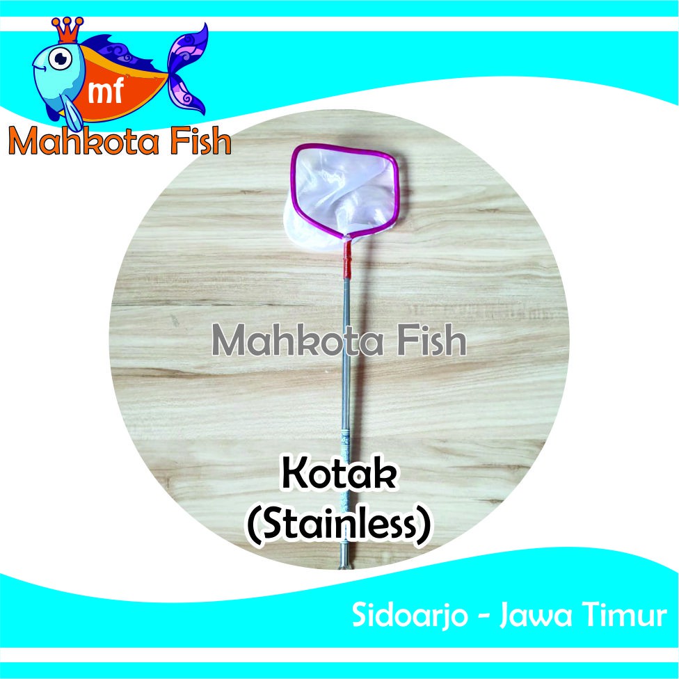 Serok Ikan KOTAK STAINLEES / SEROK STENLIS / Jaring Ikan / Seser Ikan | GRATIS PACKING KARDUS !!!