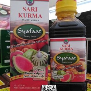 

Sari Kurma plus Jambu Merah dan Kurma Ajwa Syafaat DIJAMIN ORIGINAL