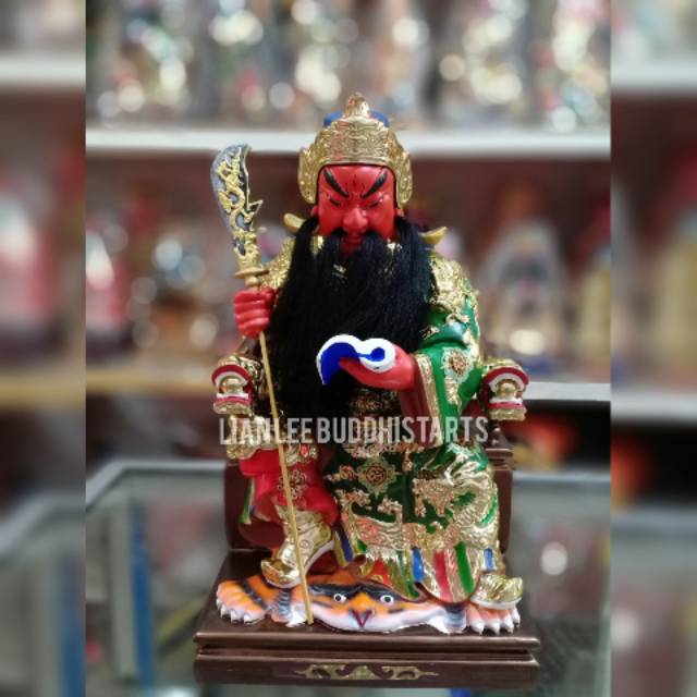 Patung kwankong I full kayu uk 12 inch
