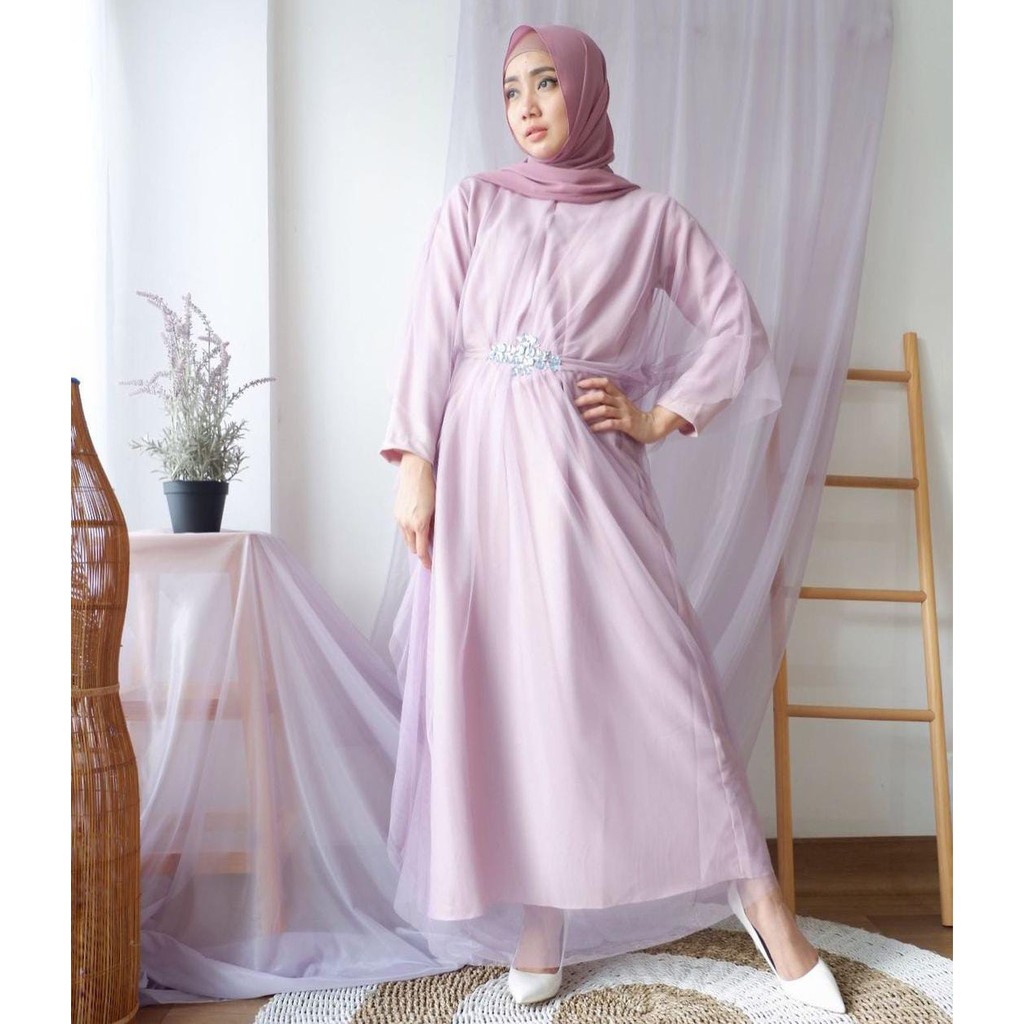 Deynisa Tile Kaftan/Kaftan Tile Ld 110/Kaftan Jumbo/Kaftan Brukat/Kaftan Lebaran/Kaftan Pesta