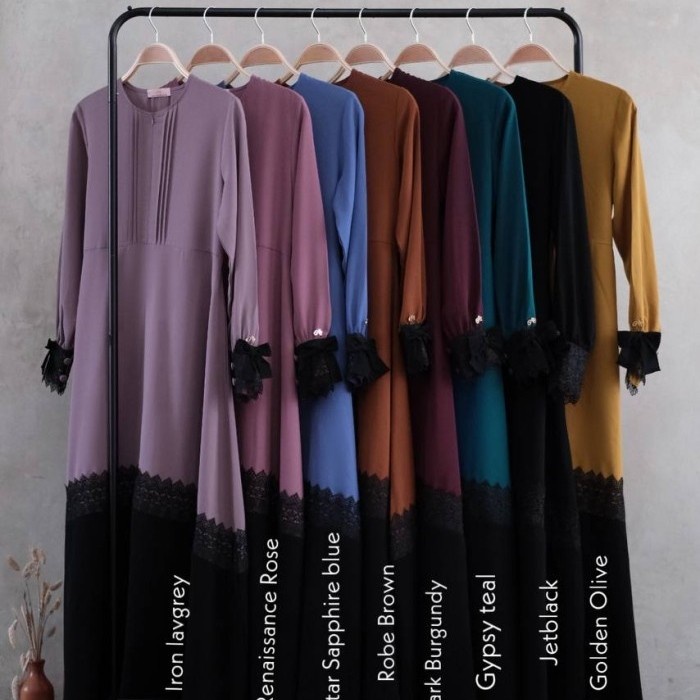 PREMIUM GAMIS CAMELIA ALFI HURAIYAH - KHIMAR ONLY STD