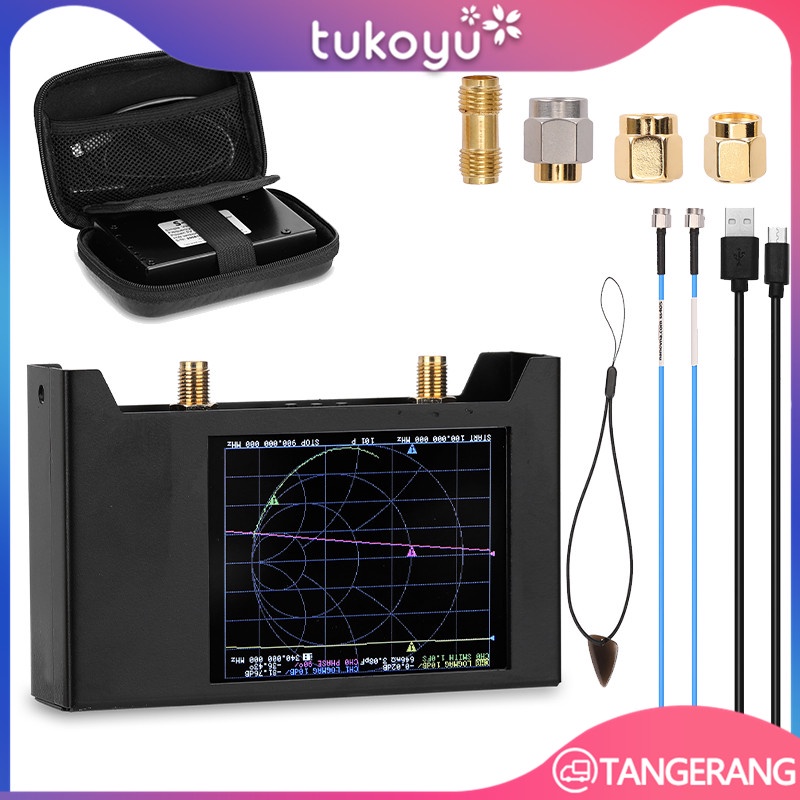 3G Vector Network Analyzer S-A-A-2 NanoVNA V2 Antena Analyzer Gelombang Pendek HF VHF UHF