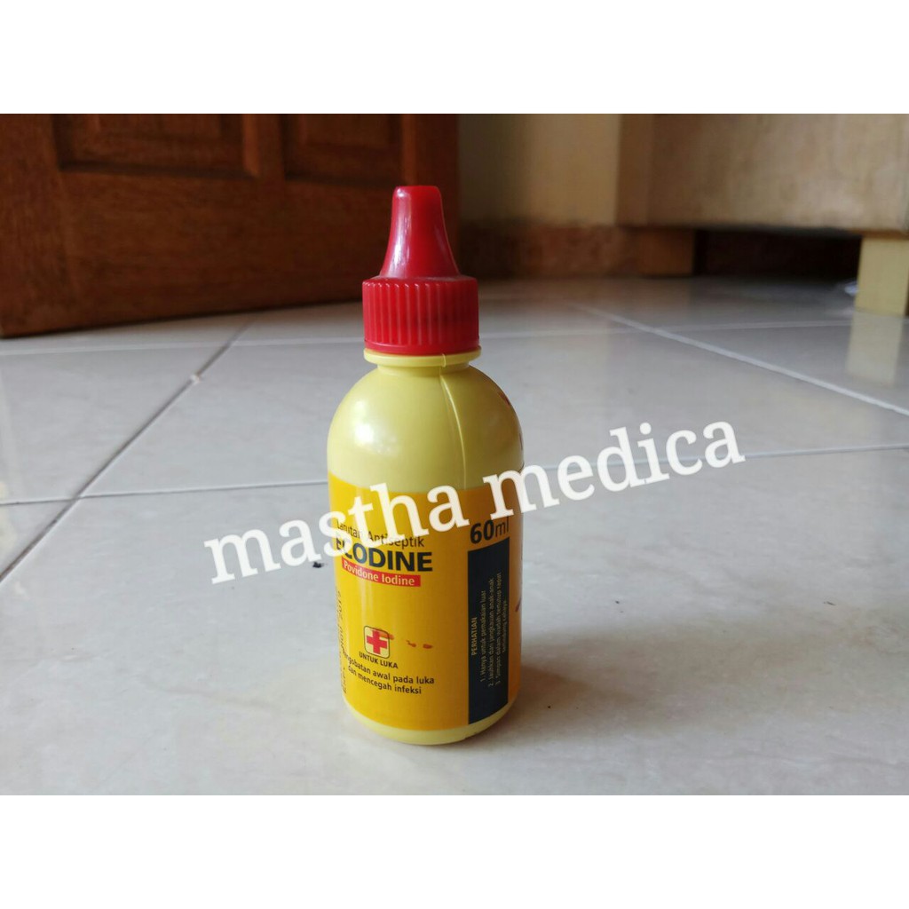 Encodine larutan antiseptik obat luka Betadine Povidone lodine 60ml cc