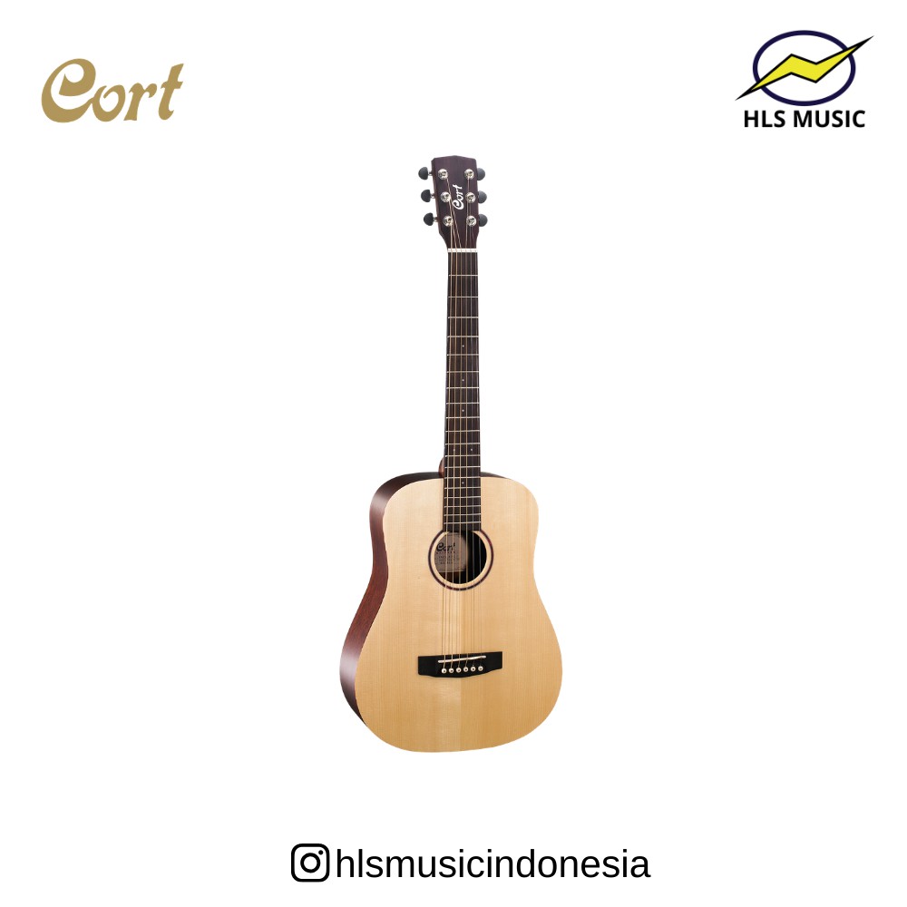CORT EARTH MINI F ADIRONDACK ACOUSTIC ELECTRIC GUITAR WITH EQ