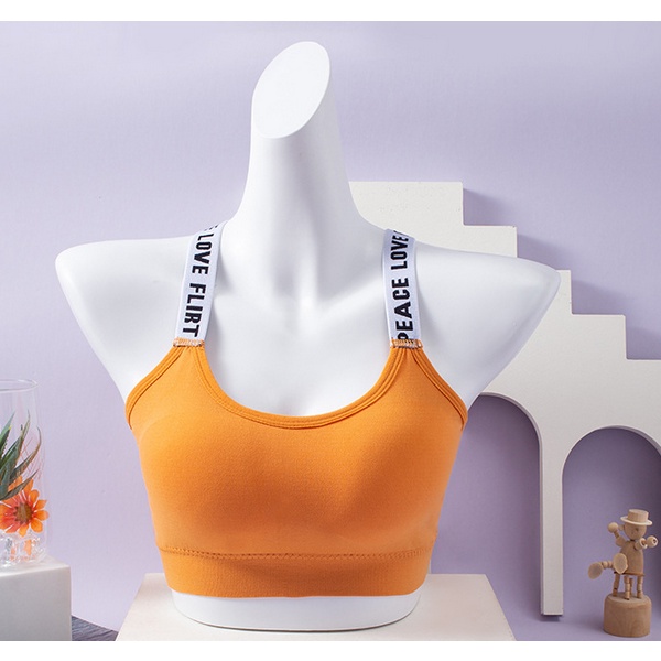 MARKAS Sport Bra Wanita Tanpa Kawat Pakaian Dalam Wanita Bra Yoga Bra Olahraga High Quality