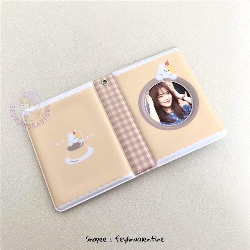 Cute Pudding Hamster Album Photocard 1P 1Pocket 1 P Kolbuk Collect Book PC Colbook KPOP Photo Foto