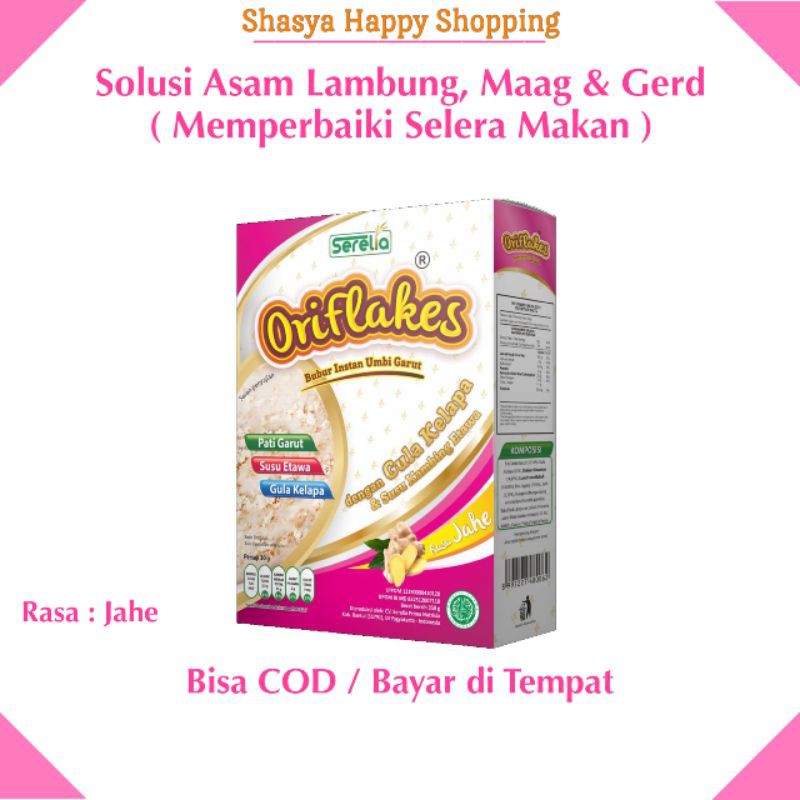 

Sereal Flakes Gastro - Sereal Umbi Garut Asam Lambung Maag Gerd 350 Gram - Sereal Sehat Bisa Cod