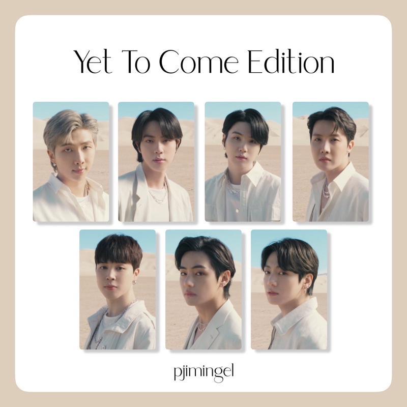 Photocard BTS Yet To Come Proof Edition