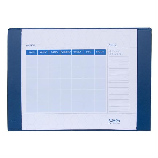 

✨BISA COD✨ Bantex Deskpad Calender Small Blue #4163 01