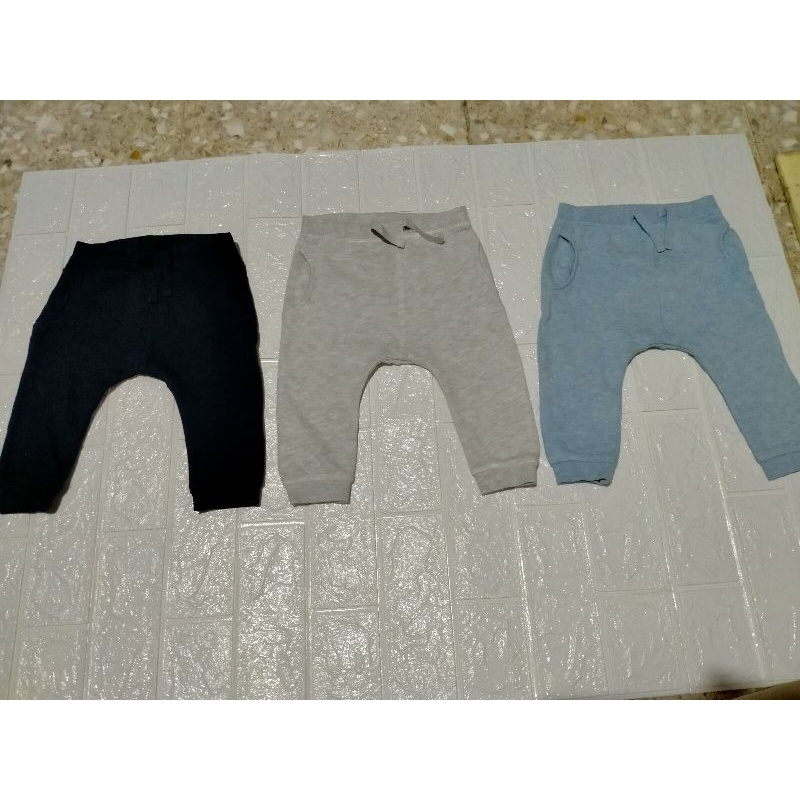 Preloved Like New Set Celana Jogger Next Baby isi 3 pcs Preloved Celana Jogger Bayi Next Baby Prelov