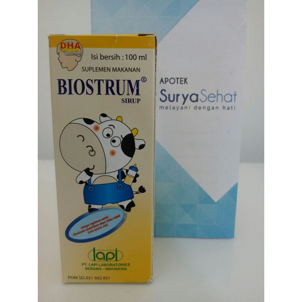 BIOSTRUM Sirup 100 ml (Daya Tahan Tubuh dan Nutrisi Otak)