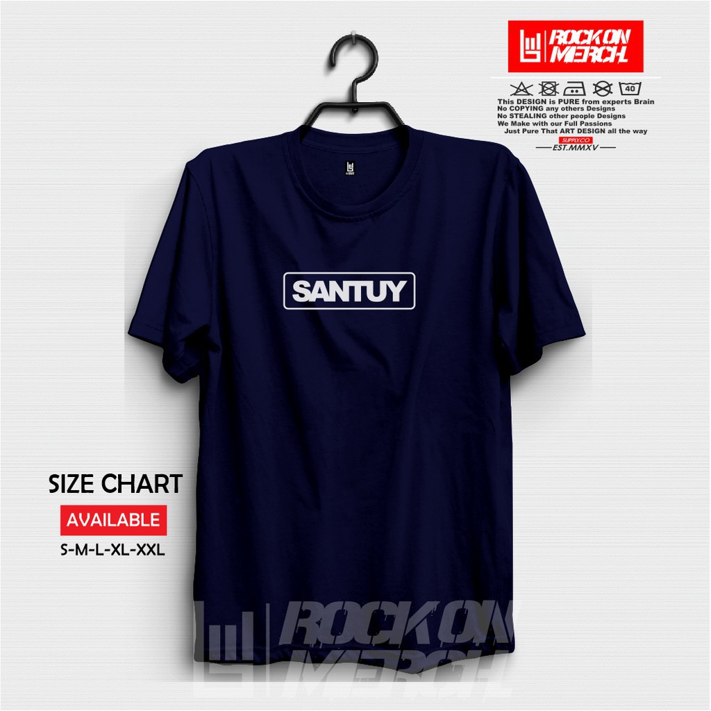 Kaos Baju Santuy Santai Kaos Distro Tumblr Kata Kata Unik Rock On