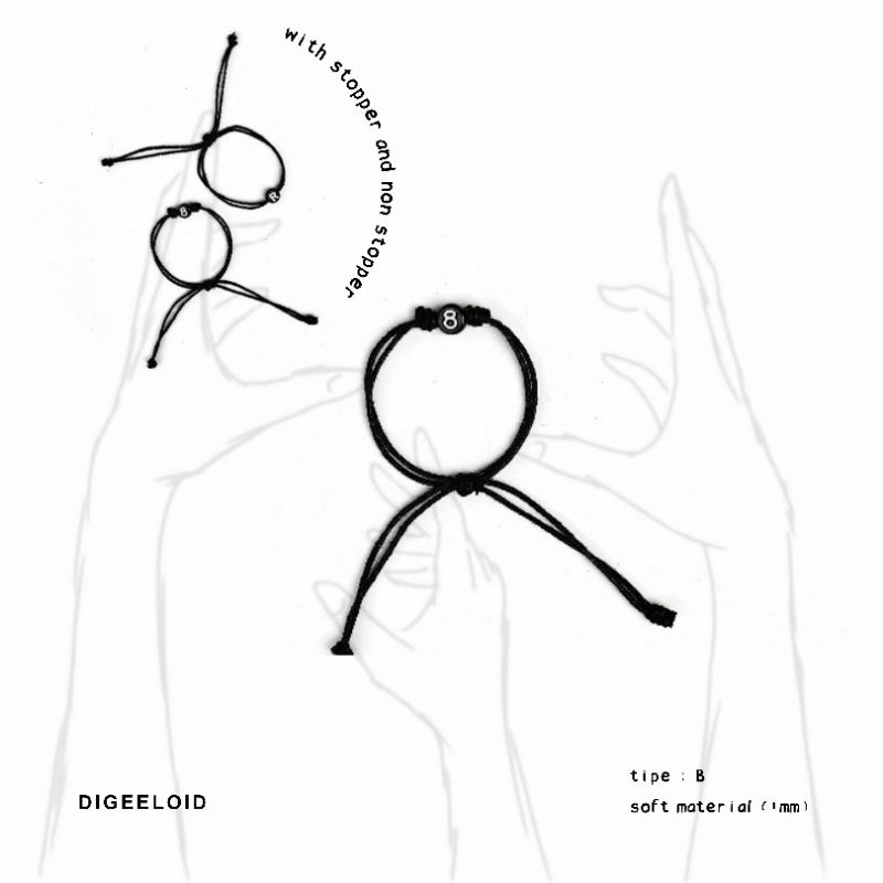 CODE B | Bracelet Huruf manik | Gelang huruf | Gelang Couple homemade