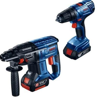 Bosch GBH 180 Li dan GSR 180 Combo Kit Bor Rotary Hammer perkakaskubo55 Buru Order