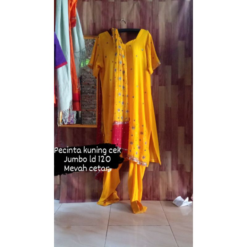 kurti/set tunik india jumbo keterangan di gambar dan video