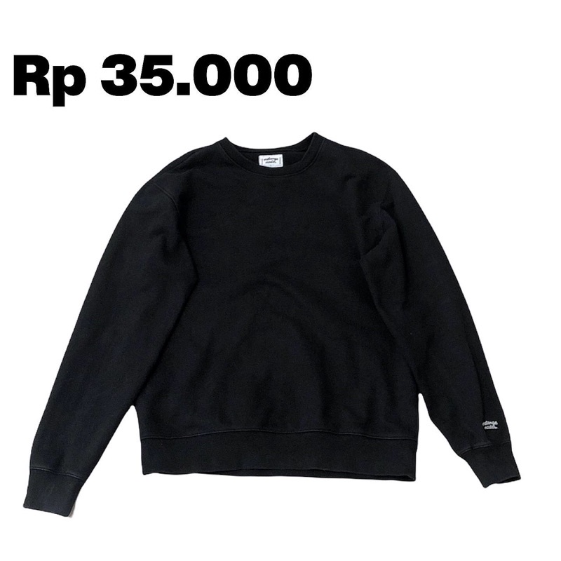 CREWNECK MELANGE MASTER BLACK