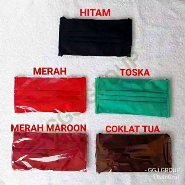 A ( A1 ) MASKER HIJAB KAIN OXFORD / TALI SAMBUNG - PUTUS / FREE PLASTIK