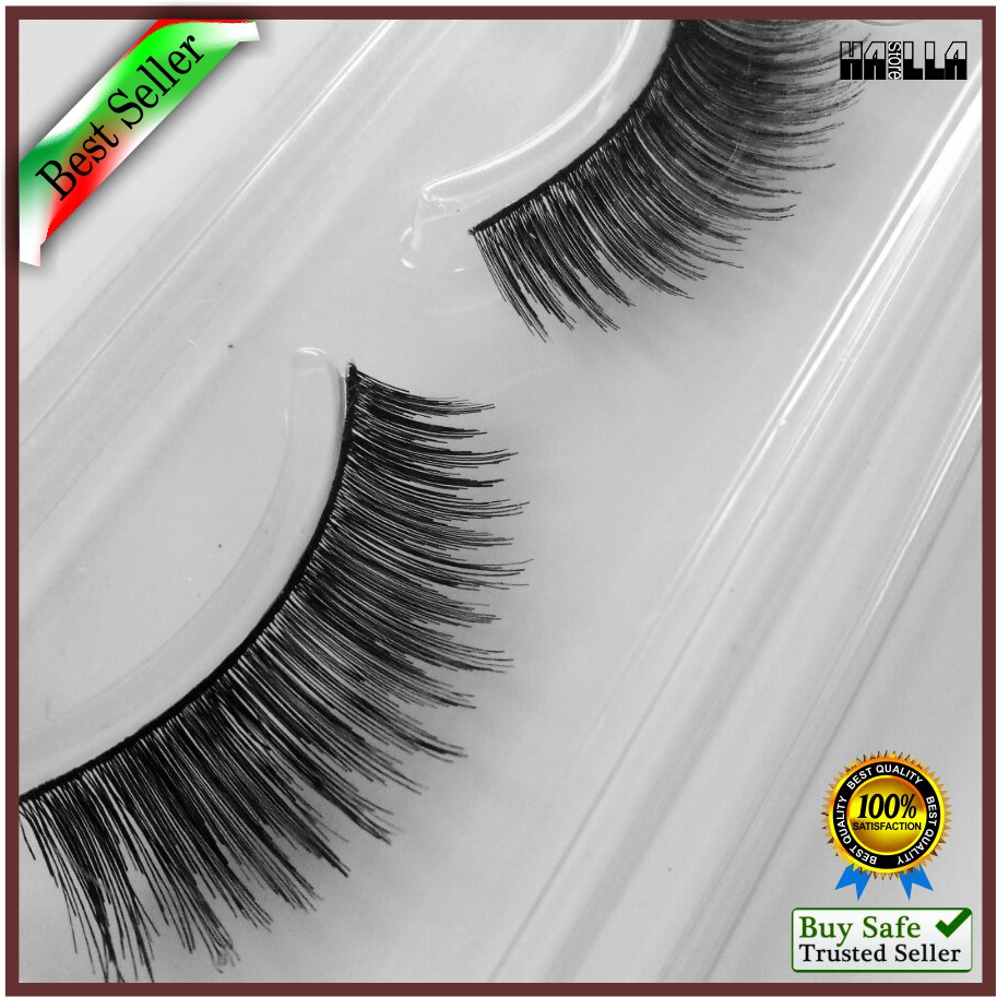 Bulu mata Palsu 047 Fake Eyelash Natural Lembut Premium Bagus Murah Kualitas Export